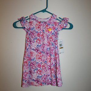 Juicy Couture Girls 3T Pink Floral Dress NWT